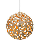 David Trubridge - Floral 600 Pendant - FLO-0600-BLK-BLK | Montreal Lighting & Hardware