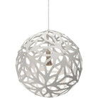 David Trubridge - Floral 600 Pendant - FLO-0600-WHI-WHI | Montreal Lighting & Hardware