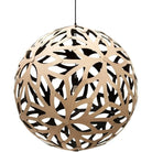 David Trubridge - Floral 800 Pendant - FLO-0800-BLK-BLK | Montreal Lighting & Hardware