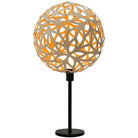David Trubridge - Floral Table Lamp - FLO-TABL-BLK-BLK | Montreal Lighting & Hardware