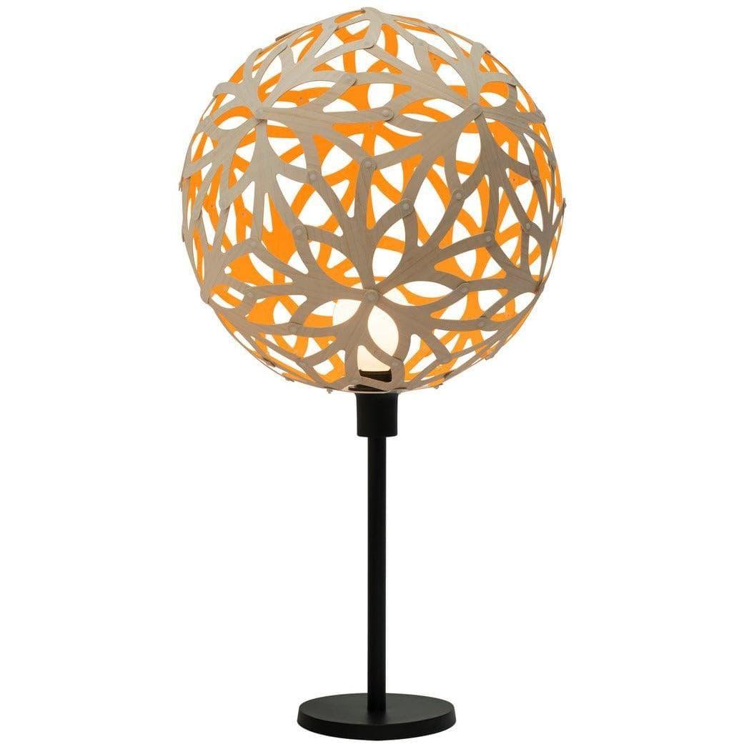 David Trubridge - Floral Table Lamp - FLO-TABL-NAT-ORA | Montreal Lighting & Hardware