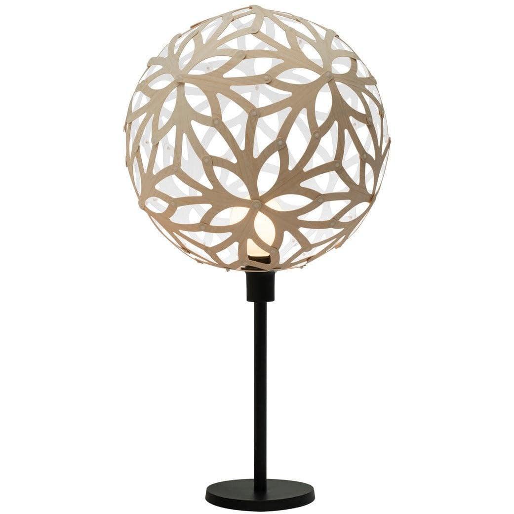 David Trubridge - Floral Table Lamp - FLO-TABL-NAT-WHI | Montreal Lighting & Hardware