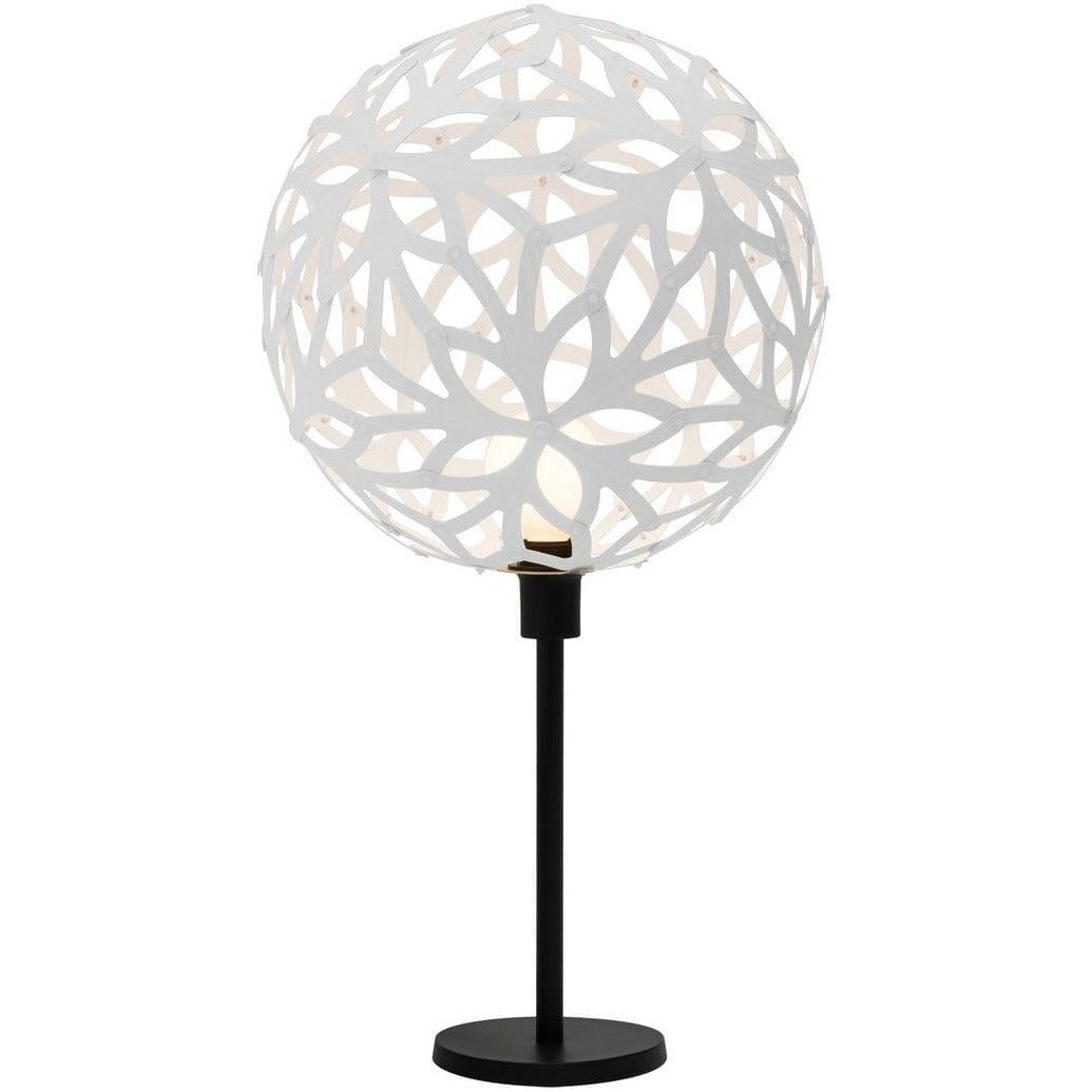 David Trubridge - Floral Table Lamp - FLO-TABL-WHI-WHI | Montreal Lighting & Hardware