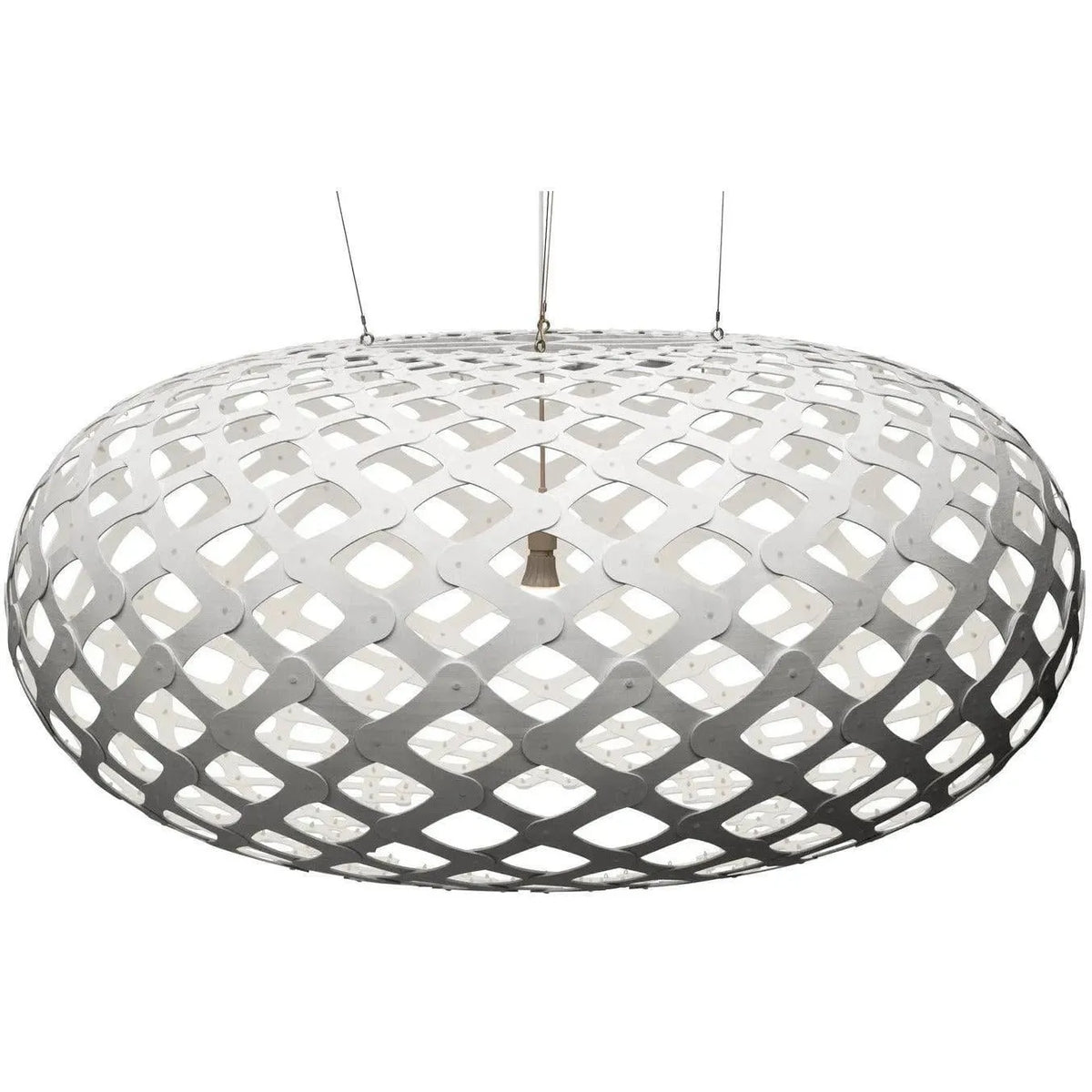 David Trubridge - Kina 1400 Pendant - KIN-1400-WHI-WHI | Montreal Lighting & Hardware