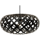 David Trubridge - Kina 600 Pendant - KIN-0600-BLK-BLK | Montreal Lighting & Hardware