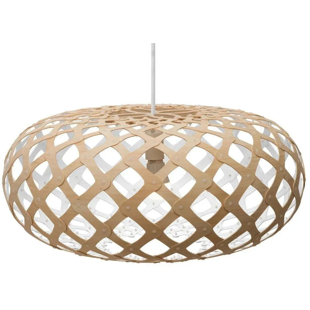 David Trubridge - Kina 600 Pendant - KIN-0600-BLK-BLK | Montreal Lighting & Hardware