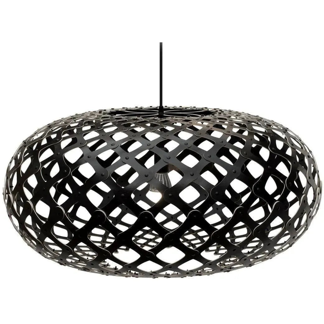 David Trubridge - Kina 800 Pendant - KIN-0800-BLK-BLK | Montreal Lighting & Hardware