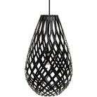 David Trubridge - Koura 500 Pendant - KOU-0500-BLK-BLK | Montreal Lighting & Hardware