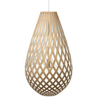David Trubridge - Koura 750 Pendant - KOU-0750-BLK-BLK | Montreal Lighting & Hardware