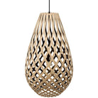 David Trubridge - Koura 750 Pendant - KOU-0750-BLK-BLK | Montreal Lighting & Hardware