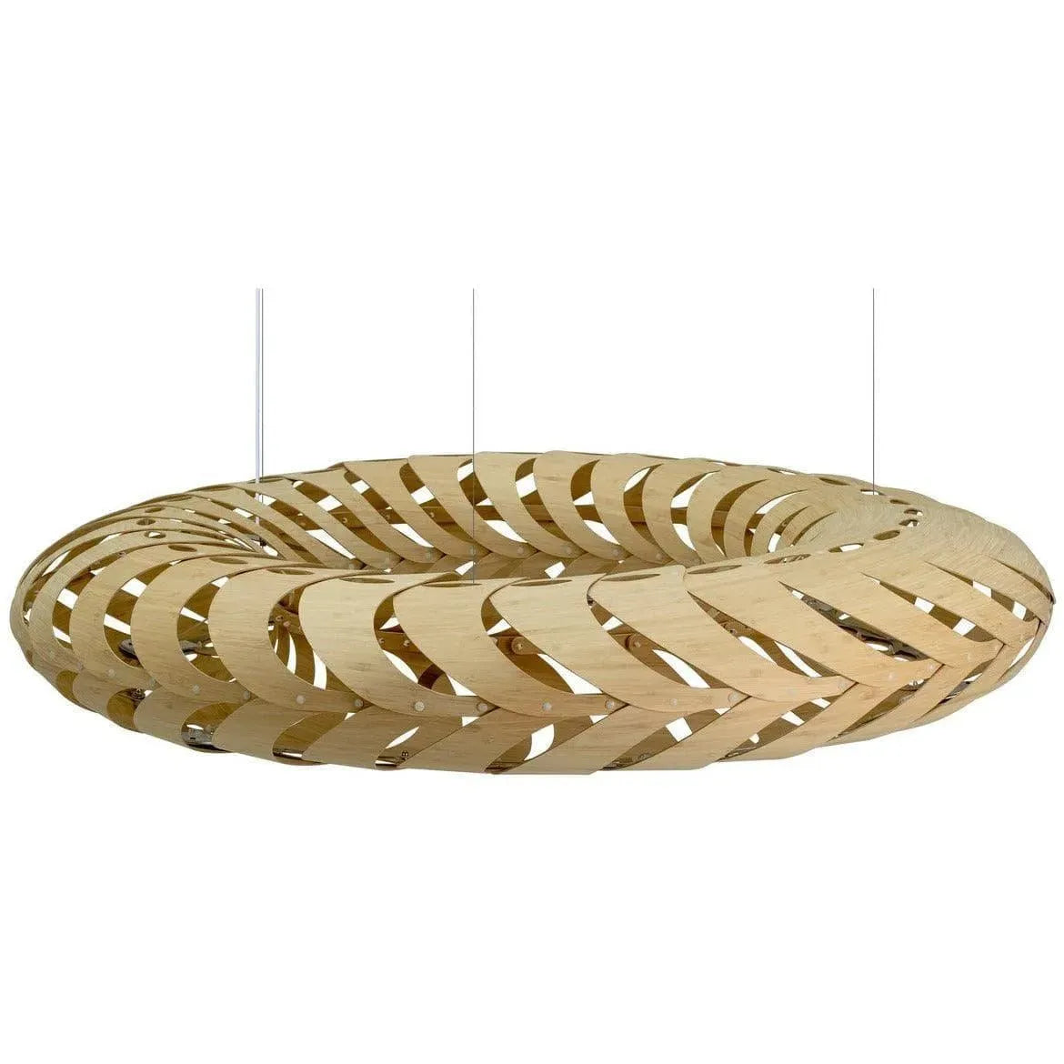 David Trubridge - Maru 1100 Pendant - MAR-1100-BLK-BLK | Montreal Lighting & Hardware