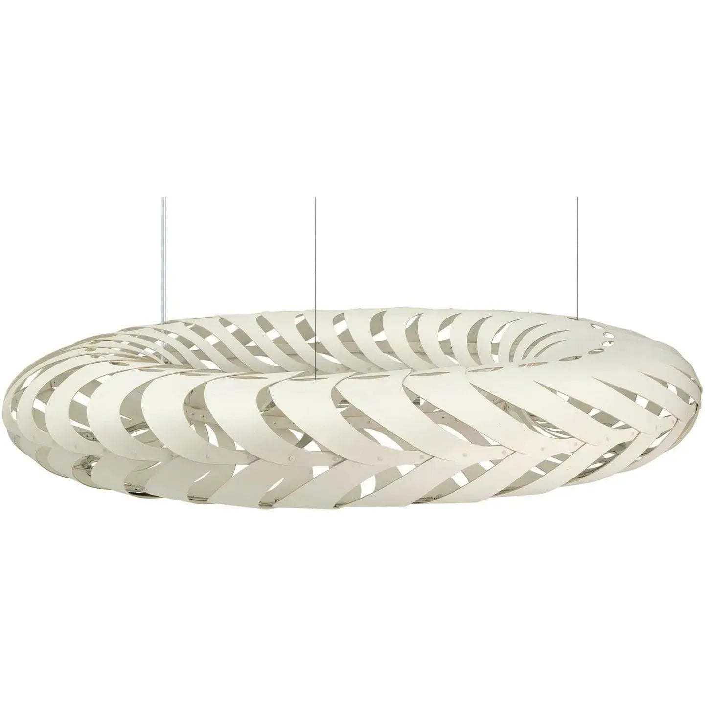 David Trubridge - Maru 1400 Pendant - MAR-1400-WHI-WHI | Montreal Lighting & Hardware