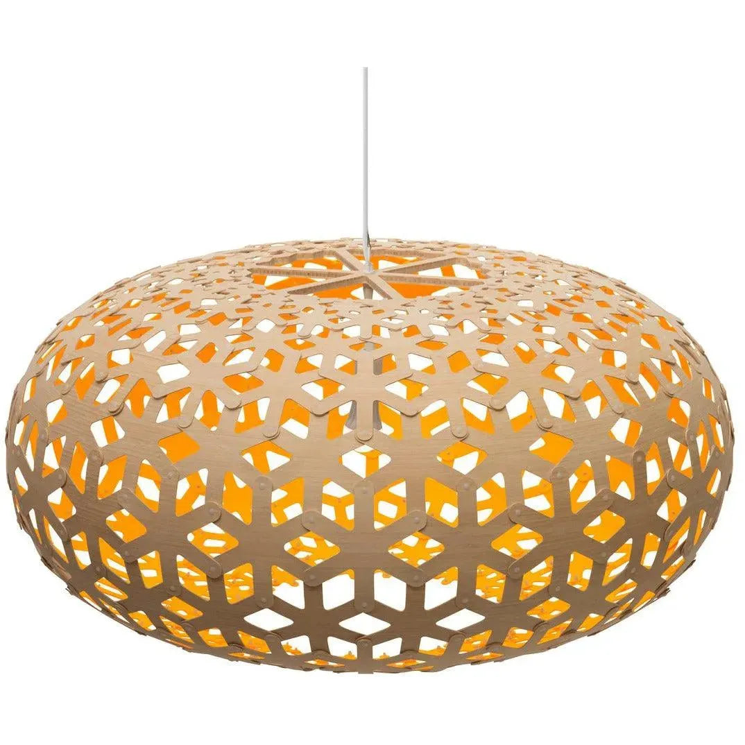 David Trubridge - Snowflake 800 Pendant - SNO-0800-BLK-BLK | Montreal Lighting & Hardware