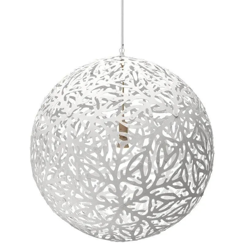 David Trubridge - Sola 800 Pendant - SOL-0800-WHI-WHI | Montreal Lighting & Hardware