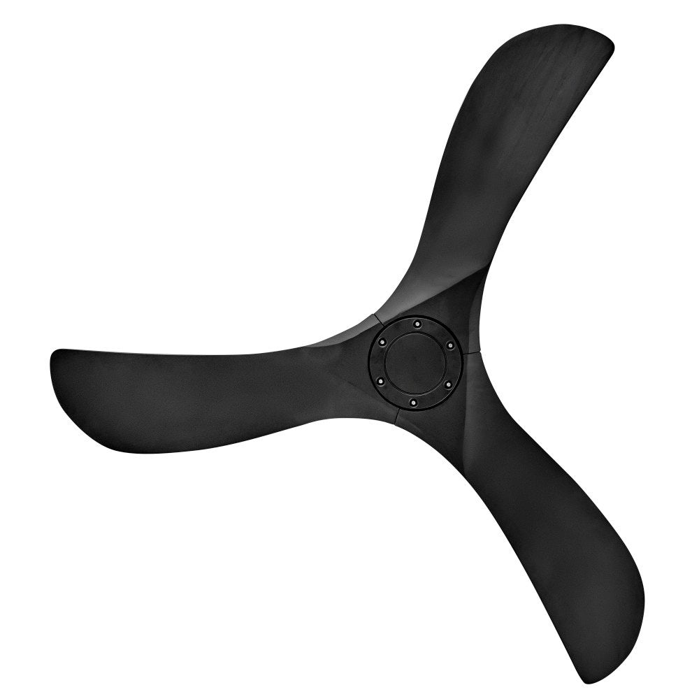 Luminaire encastré intelligent à DEL Hinkley Lighting 903456FBB-LDD Swell Ventilateur  en noir mat