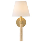 Applique murale Hinkley Lighting 47720LCB Bruna Travertine en laiton laqué