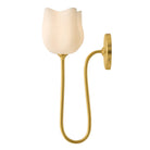 Fredrick Ramond FR46302UB Verity Porcelain Sconce in Unlacquered Brass