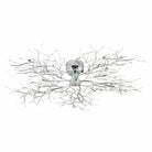 Europhase 12264-018 Automne Plafonnier dans Chrome