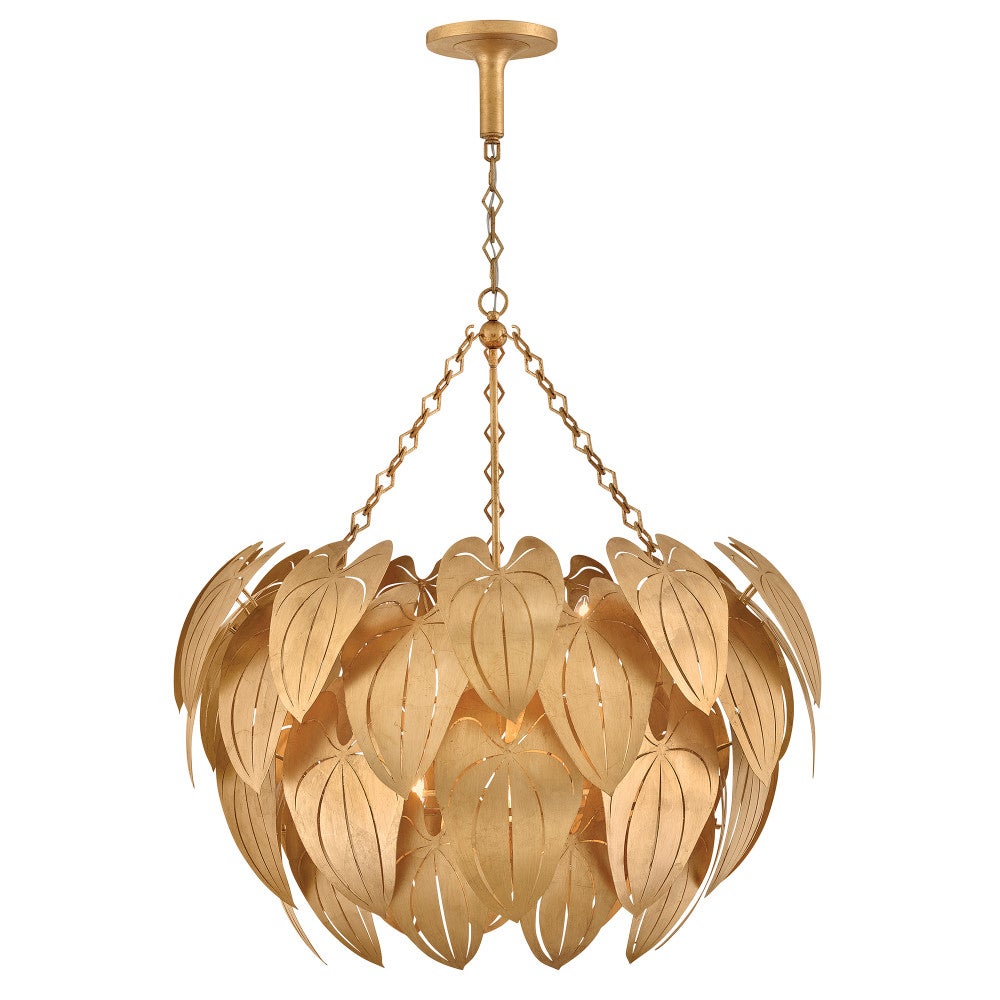Fredrick Ramond FR47166DA Camille Botanique Suspension en laiton vieilli