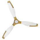 Éclairage intelligent Hinkley Lighting 906760FMW-LDD Aileron LED Ventilateur  en blanc mat