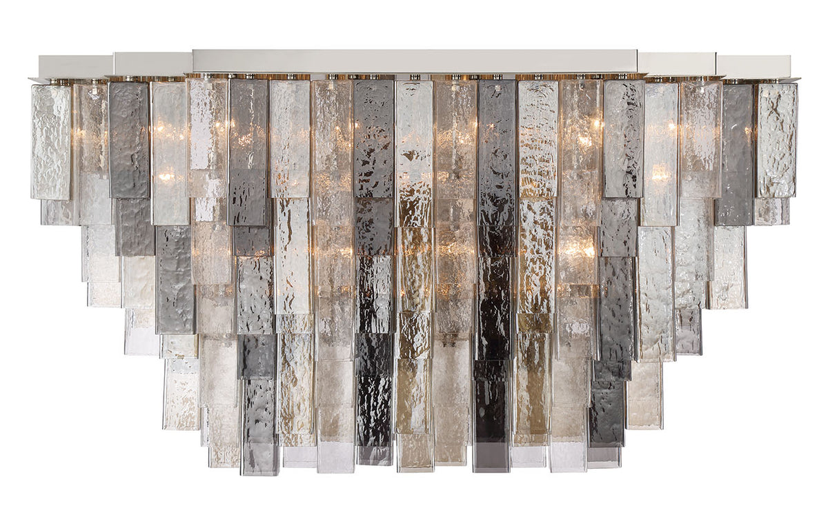 Eurofase 50316-014 Altesa LED Crystal Flush Mount in Chrome