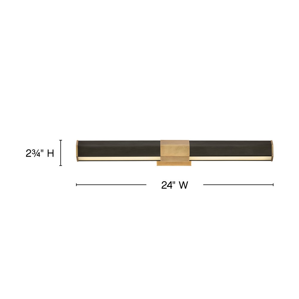 Lampe décorative LED Facet Hinkley Lighting 46983BX en oxyde noir
