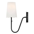 Applique murale festonnée Lark 84380BK Bliss en noir