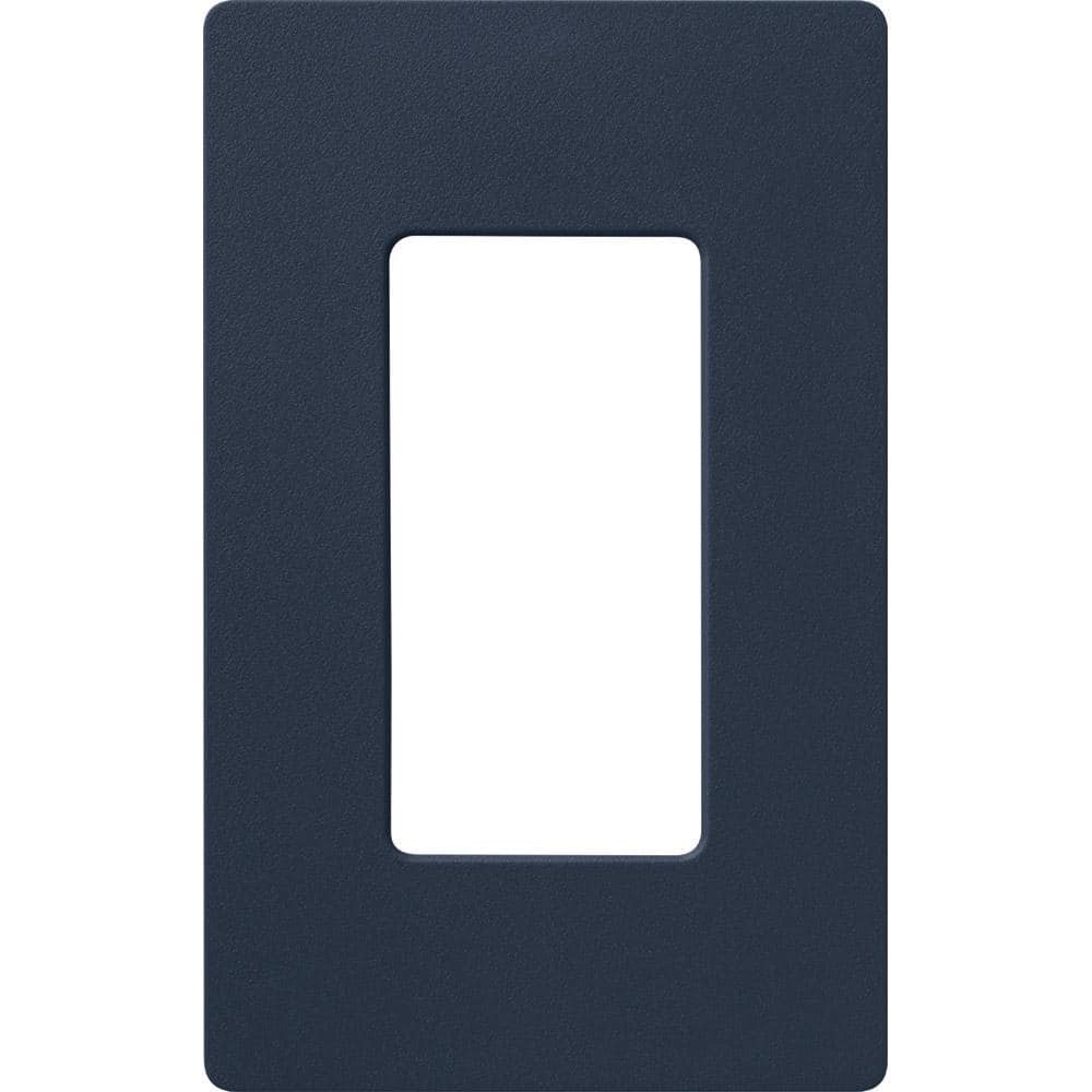 Lutron SC-1-DE Claro & Satin Colors Wallplate in Satin Deep Sea