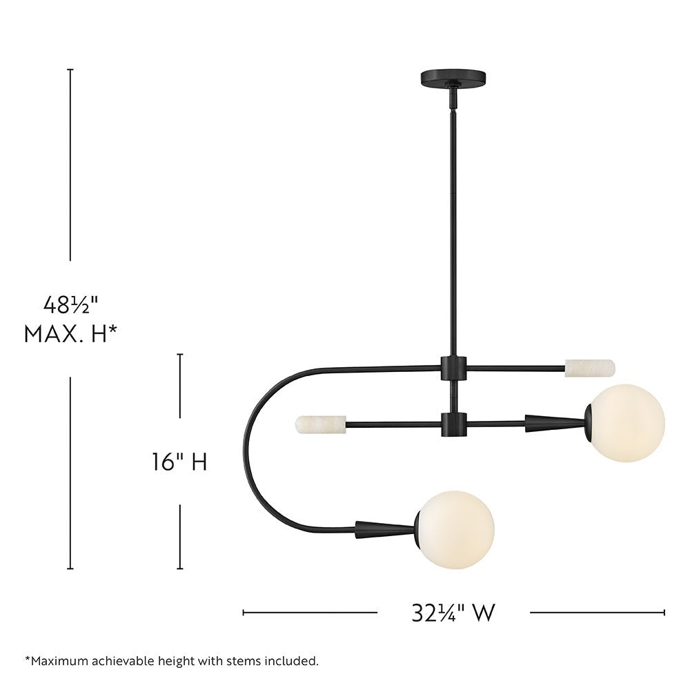 Lark 83505BK Maude Tier en noir