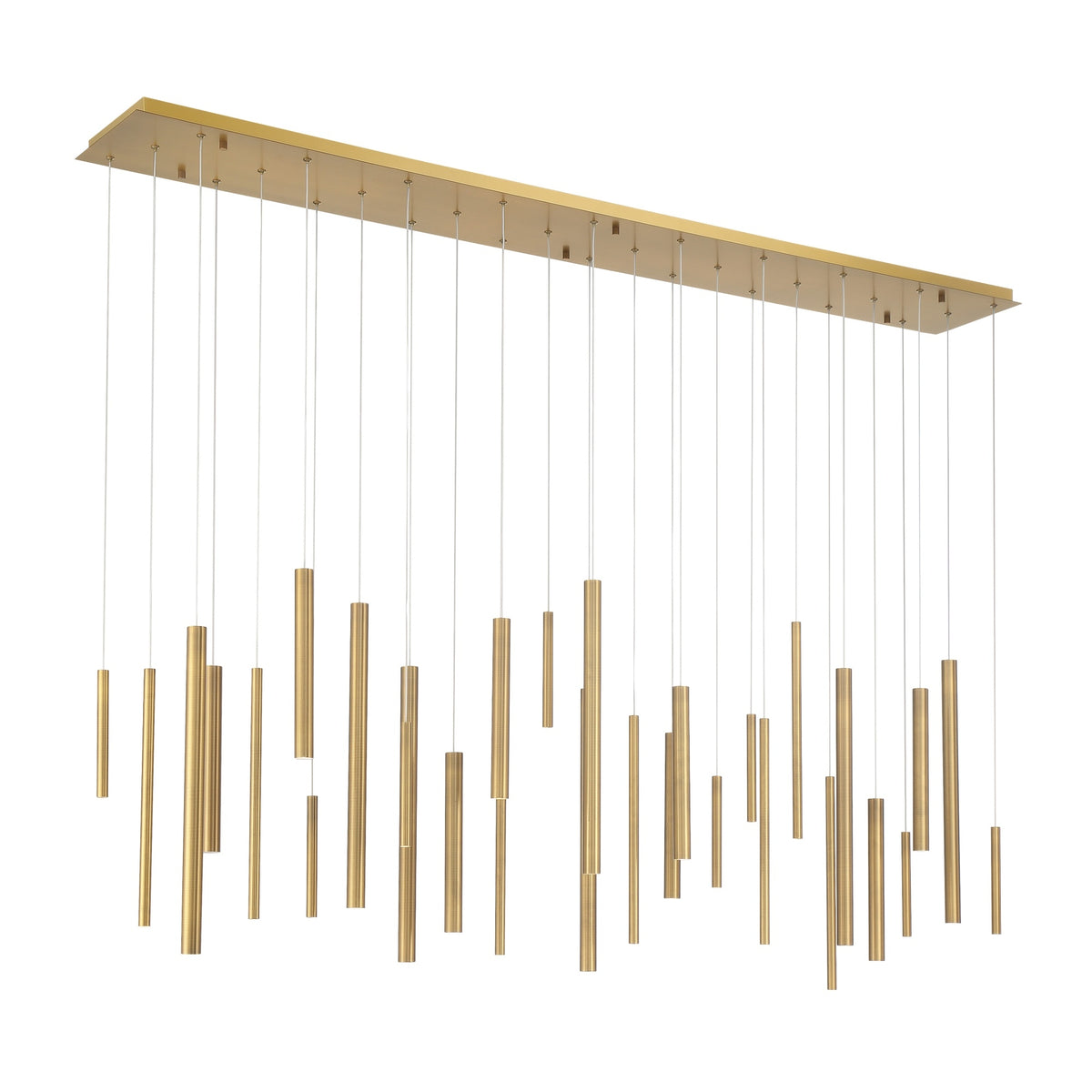 Eurofase 46814-043 Santana LED Chandelier in Brass