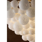Fredrick Ramond FR41568DA Marabel Verre soufflé à plusieurs niveaux Suspension en laiton vieilli