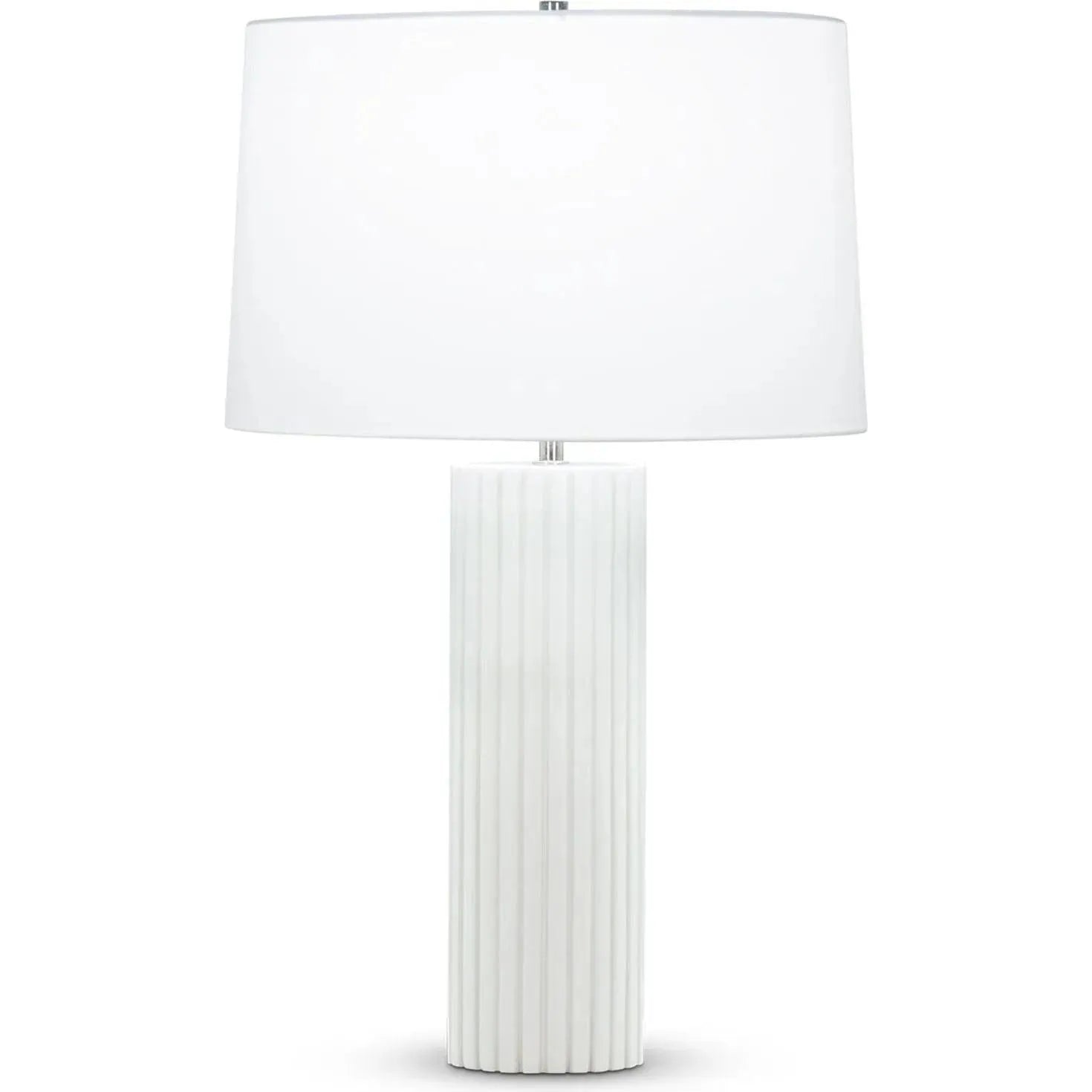 Flow Decor-4519-OWC-Table Lamps-Dixon-Off-White