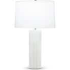 Bluth Table Lamp - Off-White - Off-White Cotton (FLO-4519-OWC)