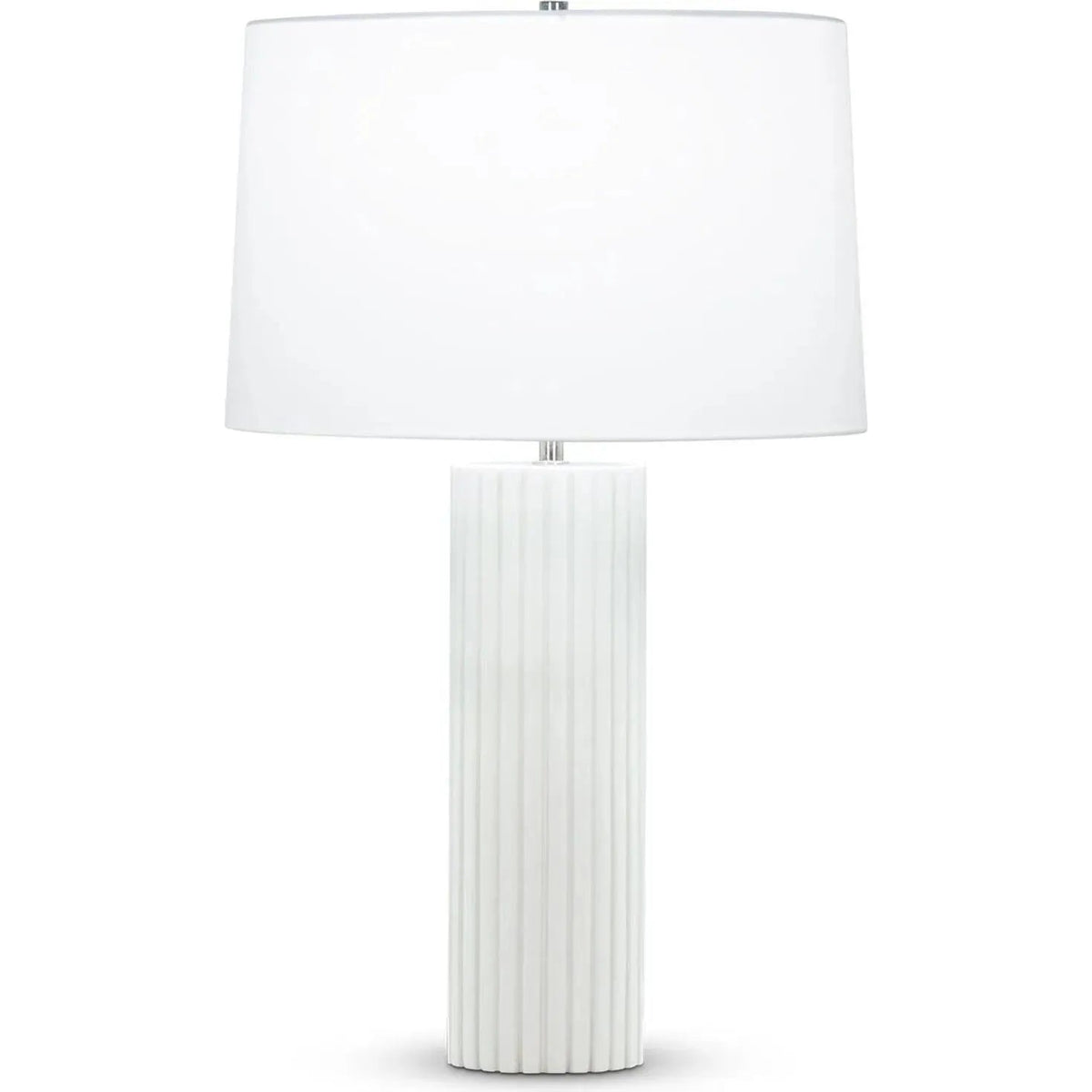 Bluth Table Lamp - Off-White - Off-White Cotton (FLO-4519-OWC)