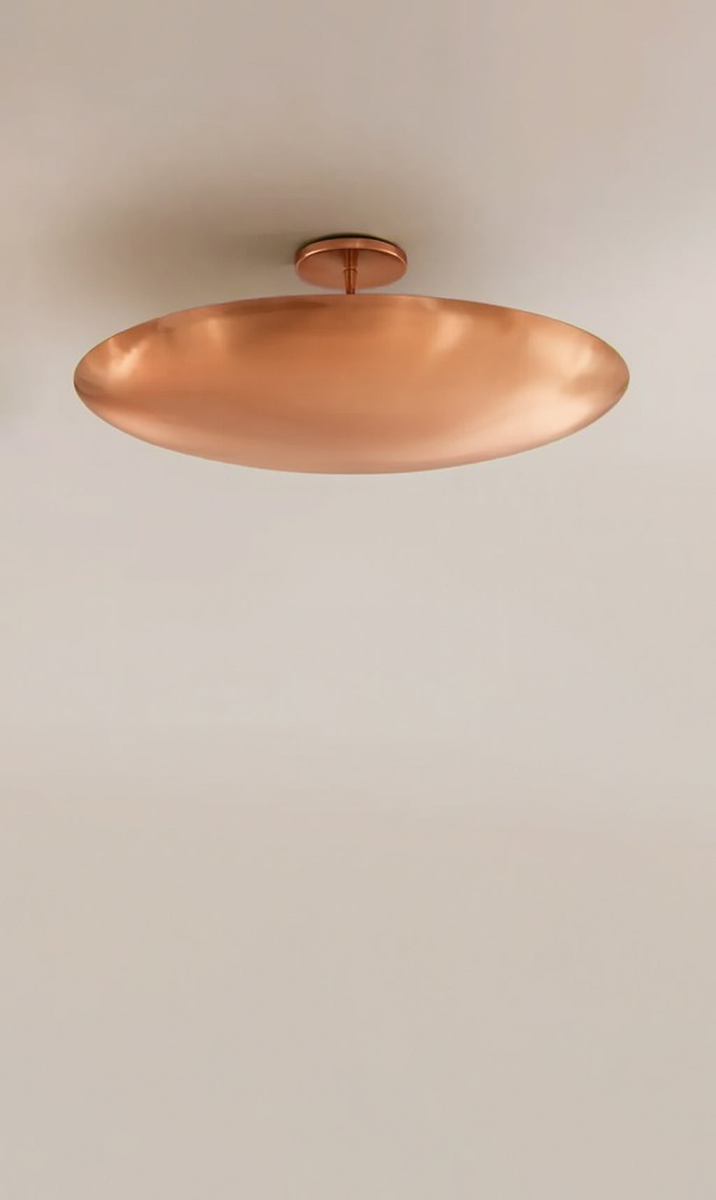 Dounia Home - DH-DOMFLUMOU-MD-AB - Dome Flush Mount Light Fixture - Antique Brass