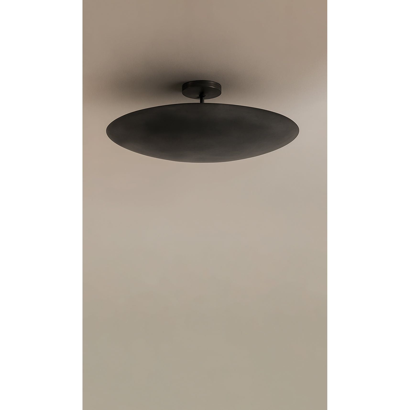 Dounia Home - DH-DOMFLUMOU-SM-BRS - Dome Flush Mount Light Fixture - Polished Brass