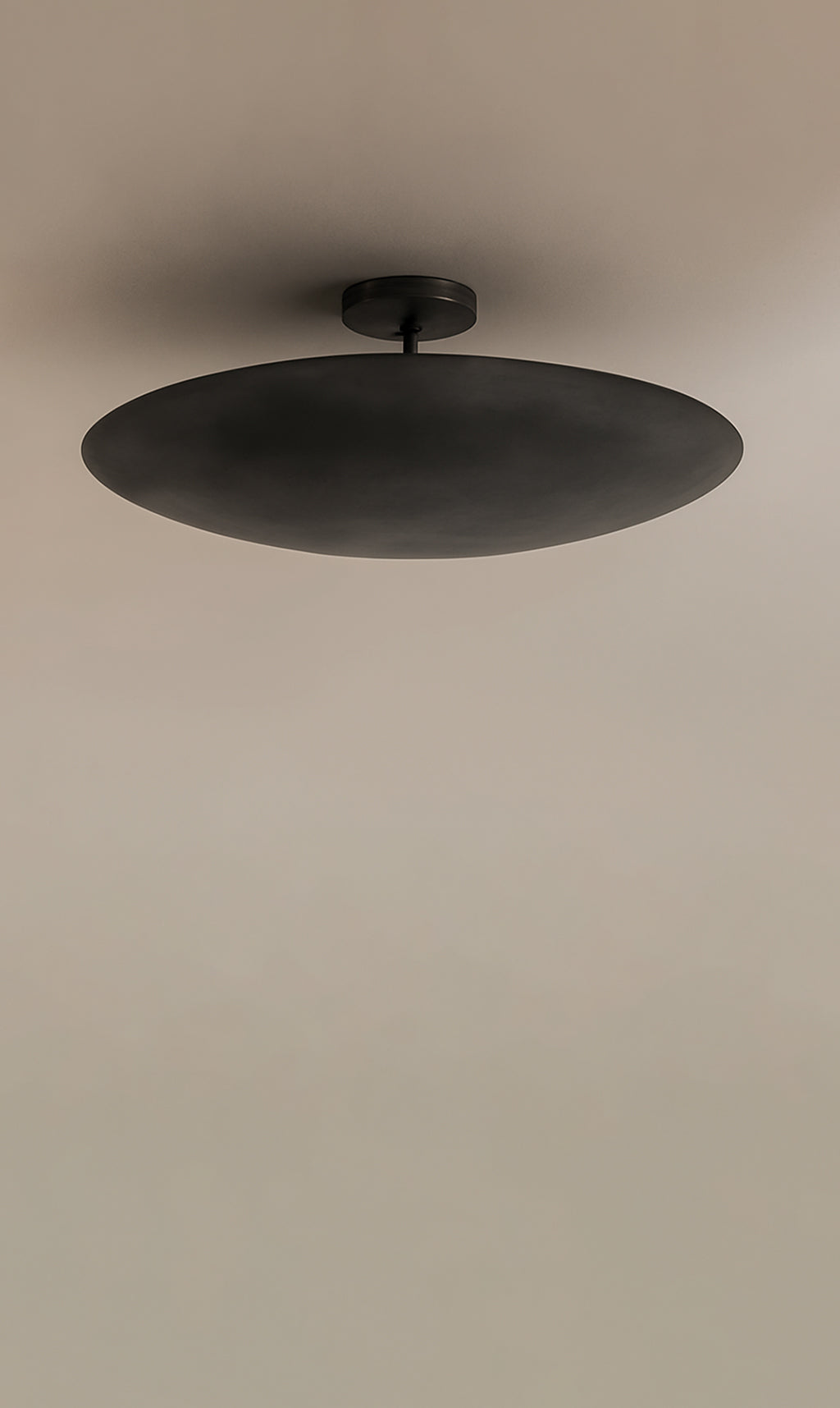 Dounia Home - DH-DOMFLUMOU-SM-BRS - Dome Flush Mount Light Fixture - Polished Brass