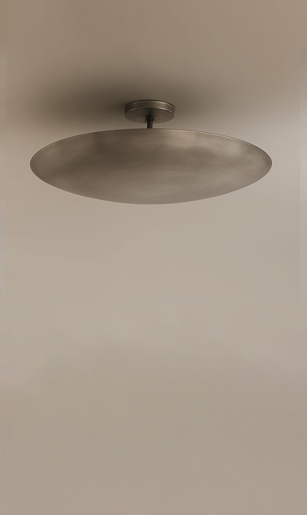 Dounia Home - DH-DOMFLUMOU-SM-NIK - Dome Flush Mount Light Fixture - Brushed Nickel Silver
