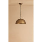 Dounia Home - DH-DOMPENLIG-SM-AB-3FT - Dome Pendant Light - Antique Brass
