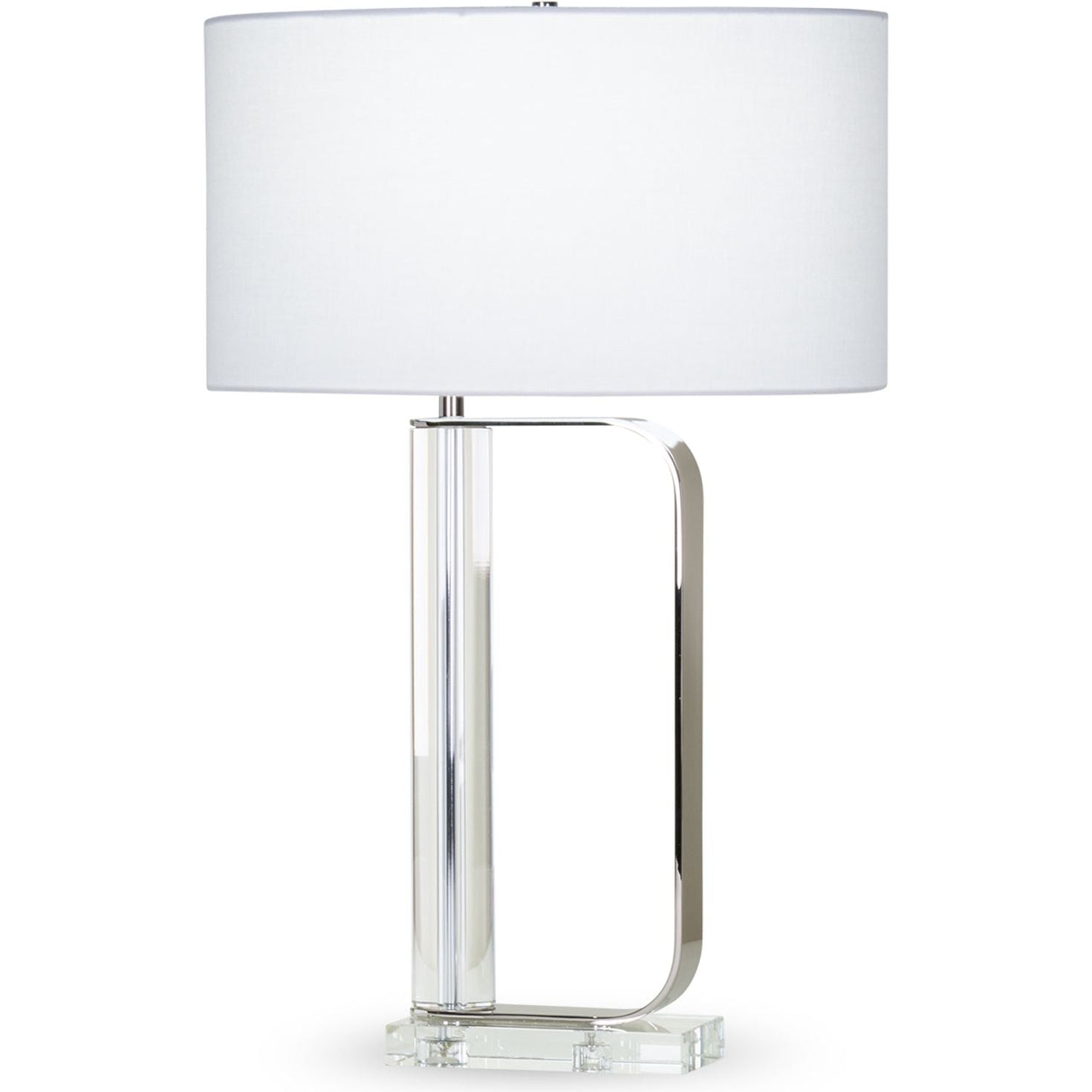 Flow Decor-4414-WHL-Table Lamps-Donald-Clear