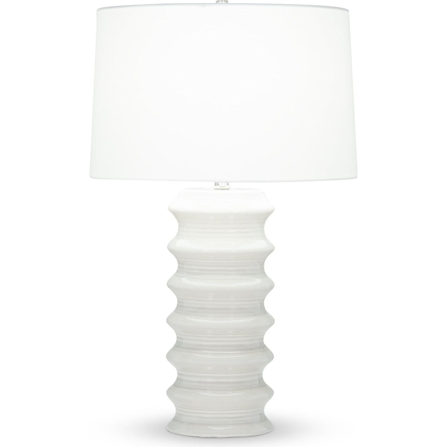 Flow Decor-4430-OWC-Table Lamps-Downey-Off-White