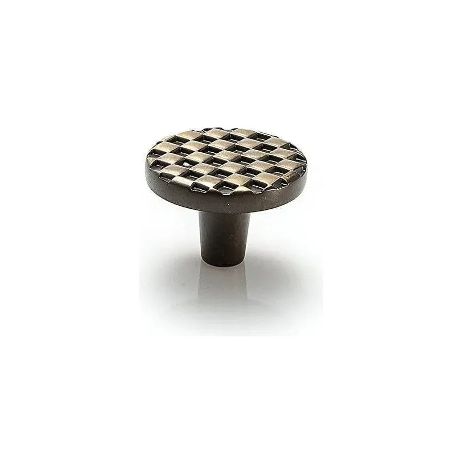 Du Verre Hardware - Argyle Round Knob - DVAG01-AB | Montreal Lighting & Hardware