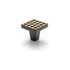 Du Verre Hardware - Argyle Square Knob - DVAG02-AB | Montreal Lighting & Hardware