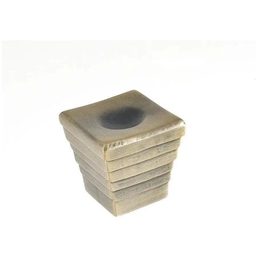 Du Verre Hardware - Forged 2 Cube Knob - DVFC08-AB | Montreal Lighting & Hardware