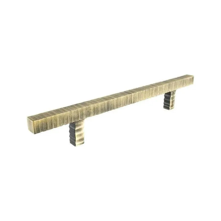Du Verre Hardware - Forged 3 Square Bar Pull - DVFC328-AB | Montreal Lighting & Hardware