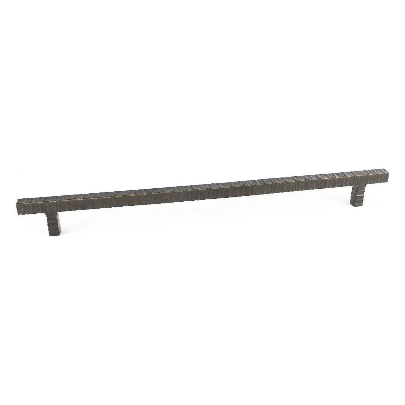 Du Verre Hardware - Forged 3 Square Bar Pull, Pair - DVFC310BB-ORB | Montreal Lighting & Hardware