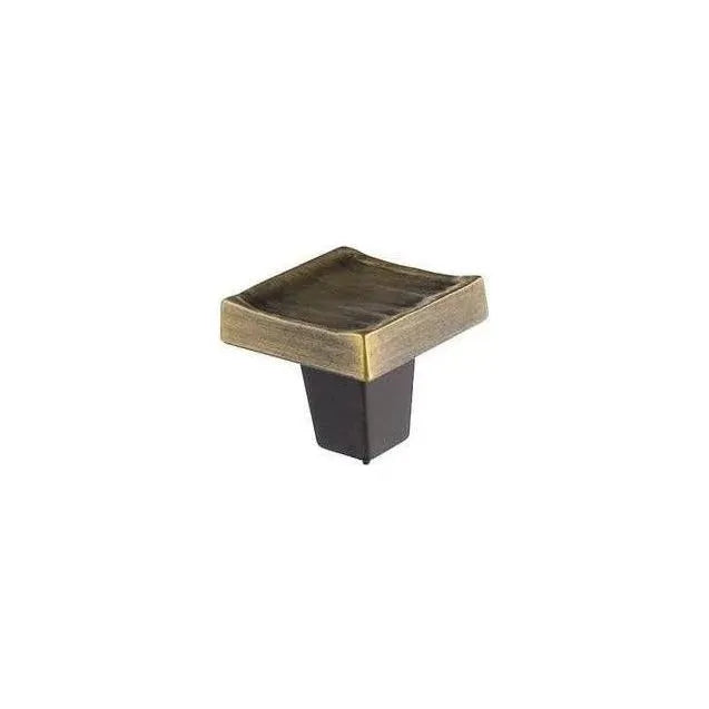 Du Verre Hardware - Forged 3 Square Knob - DVFC304-AB | Montreal Lighting & Hardware