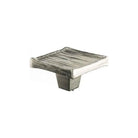 Du Verre Hardware - Forged 3 Square Knob - DVFC305-SN | Montreal Lighting & Hardware