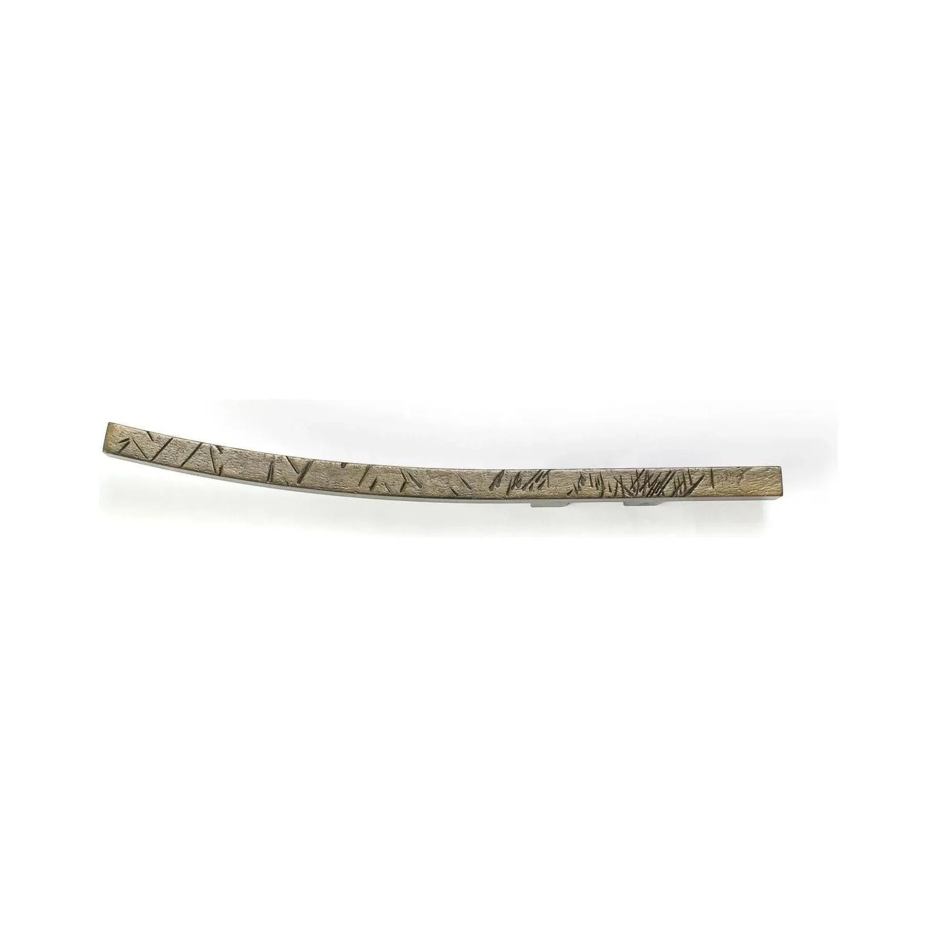 Du Verre Hardware - Jeff Goodman Large Curved Pull - DVJG06-AB | Montreal Lighting & Hardware