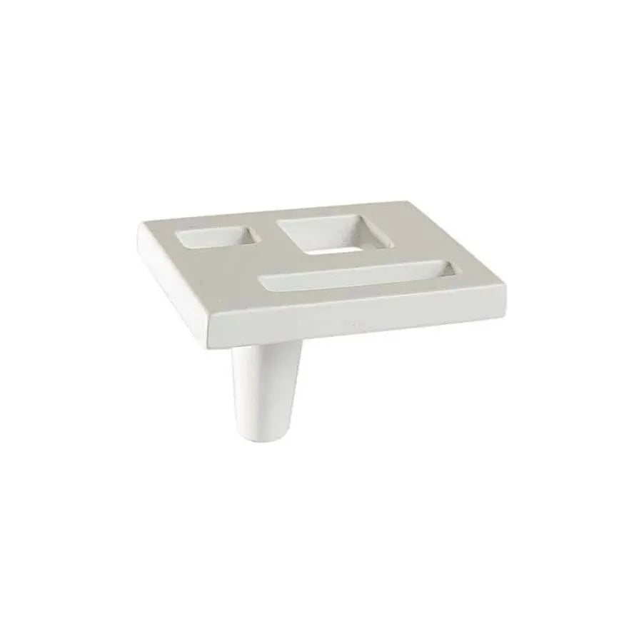 Du Verre Hardware - Marcel Knob - DVGC01-WH | Montreal Lighting & Hardware